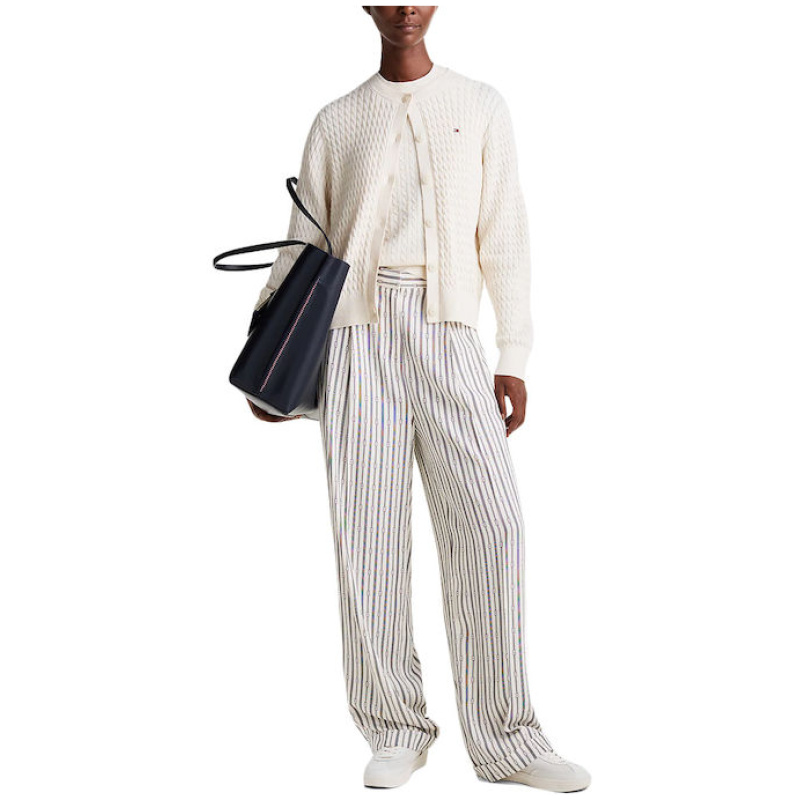 TOMMY HILFIGER Fluid vis stp rlxd straight pant